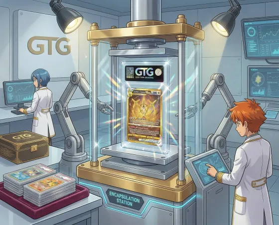 Collector Encapsulation card grading process